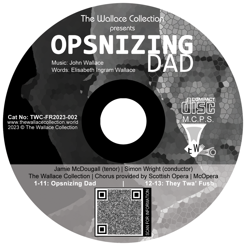 Image of CD disc for Opsnizing Dad